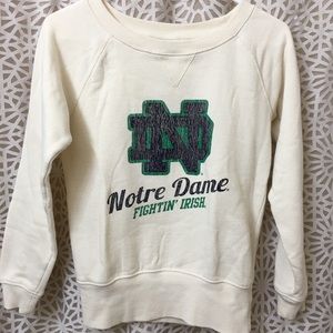 🍀 Notre Dame Crew Neck Sweatshirt 🍀